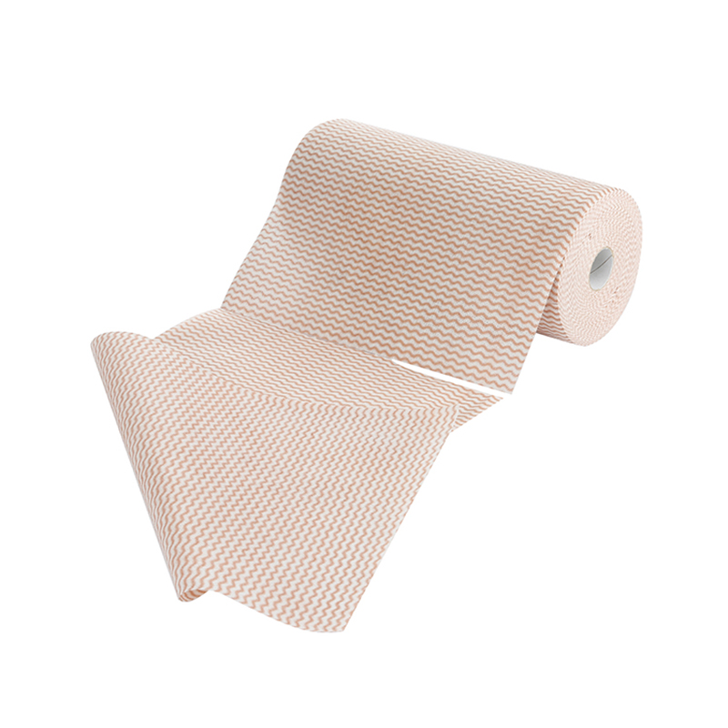 Bambu Fiber/Viscose Polyester Polyester Tahan Minyak Non-Woven Cleaning Roll