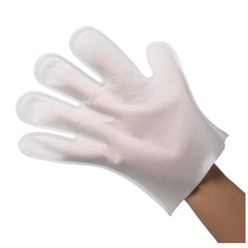 Penggunaan Basah dan Kering, Viscose dan Polyester Spunlace Disposable Nonwoven Glove