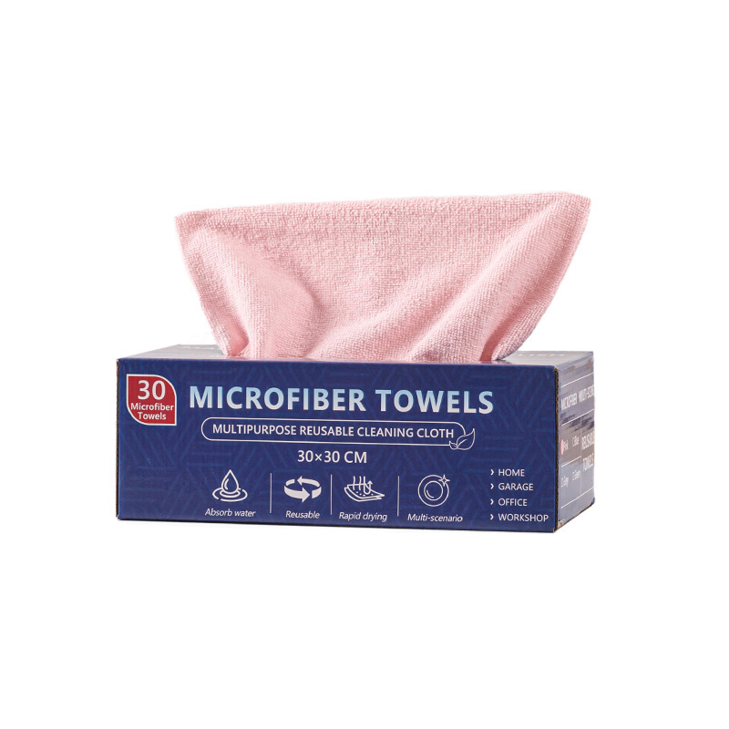 Handuk pembersih microfiber ultra-halus sekali pakai